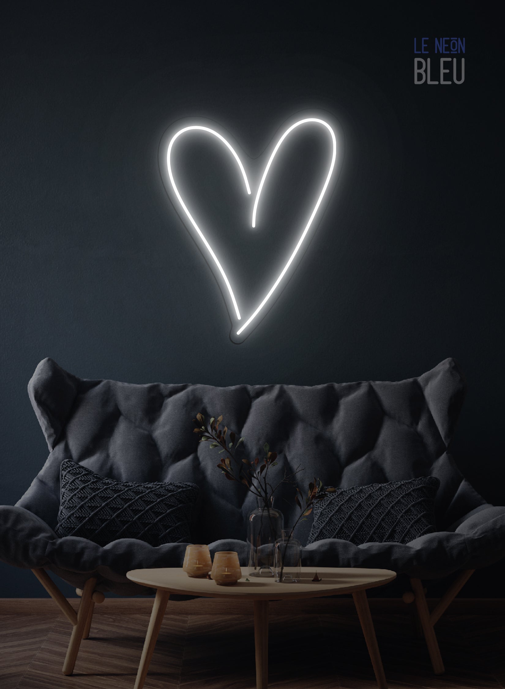 Néon LED Cœur – Élégance à Petit Prix