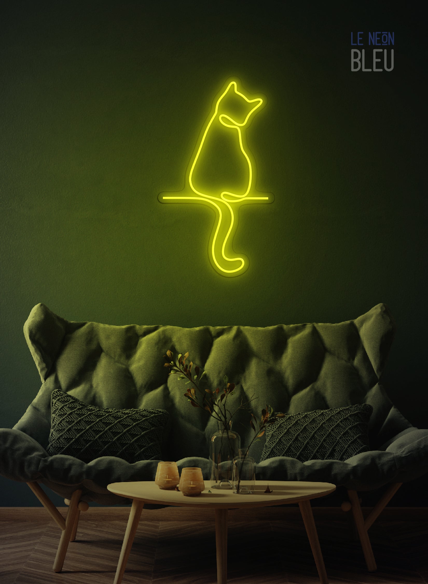 Chat - Néon LED