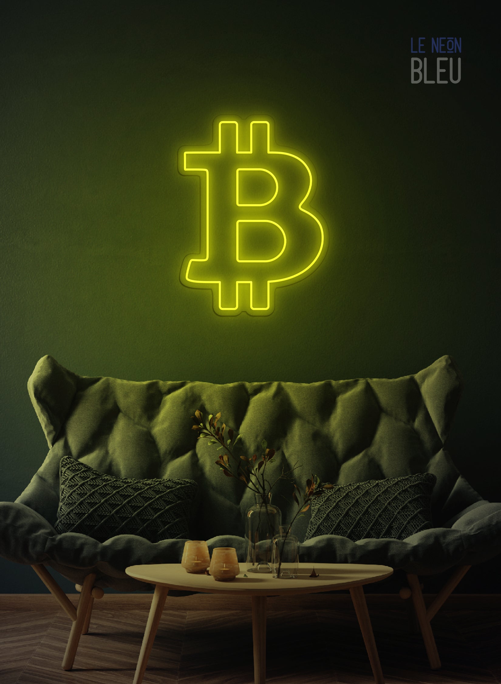 Bitcoin - Néon LED