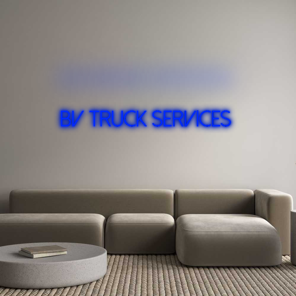 Custom Neon: BV TRUCK SERV...