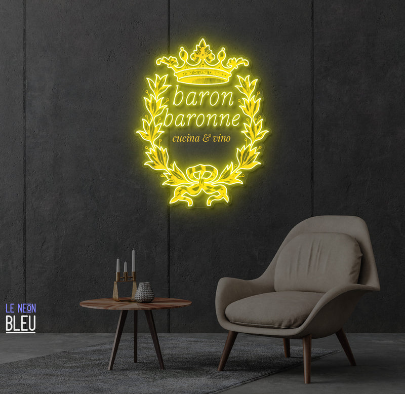 baron baronne - Néon LED