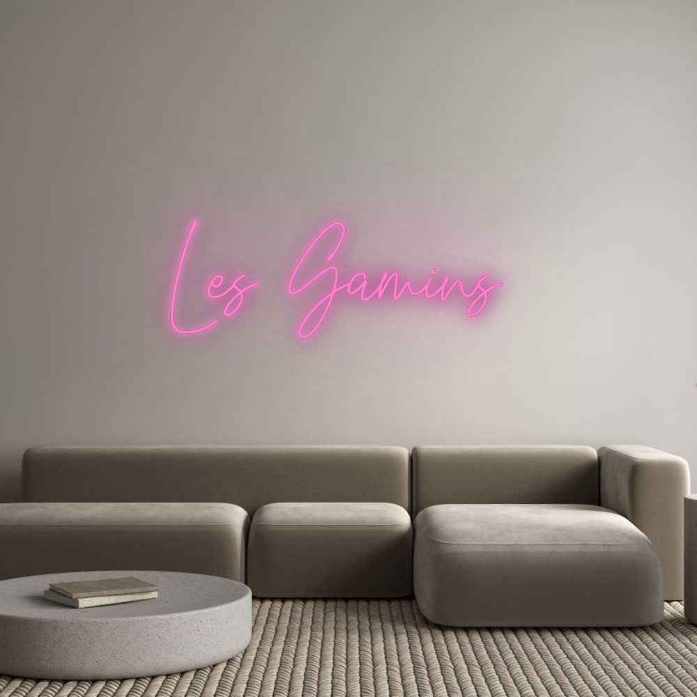 Custom Neon: Les Gamins