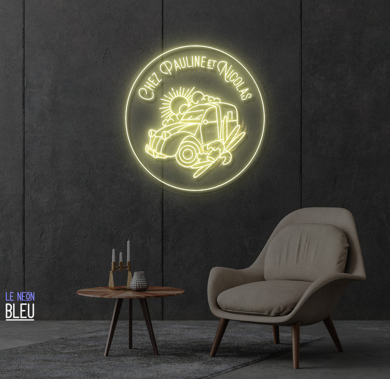Chez pauline et-Néon LED