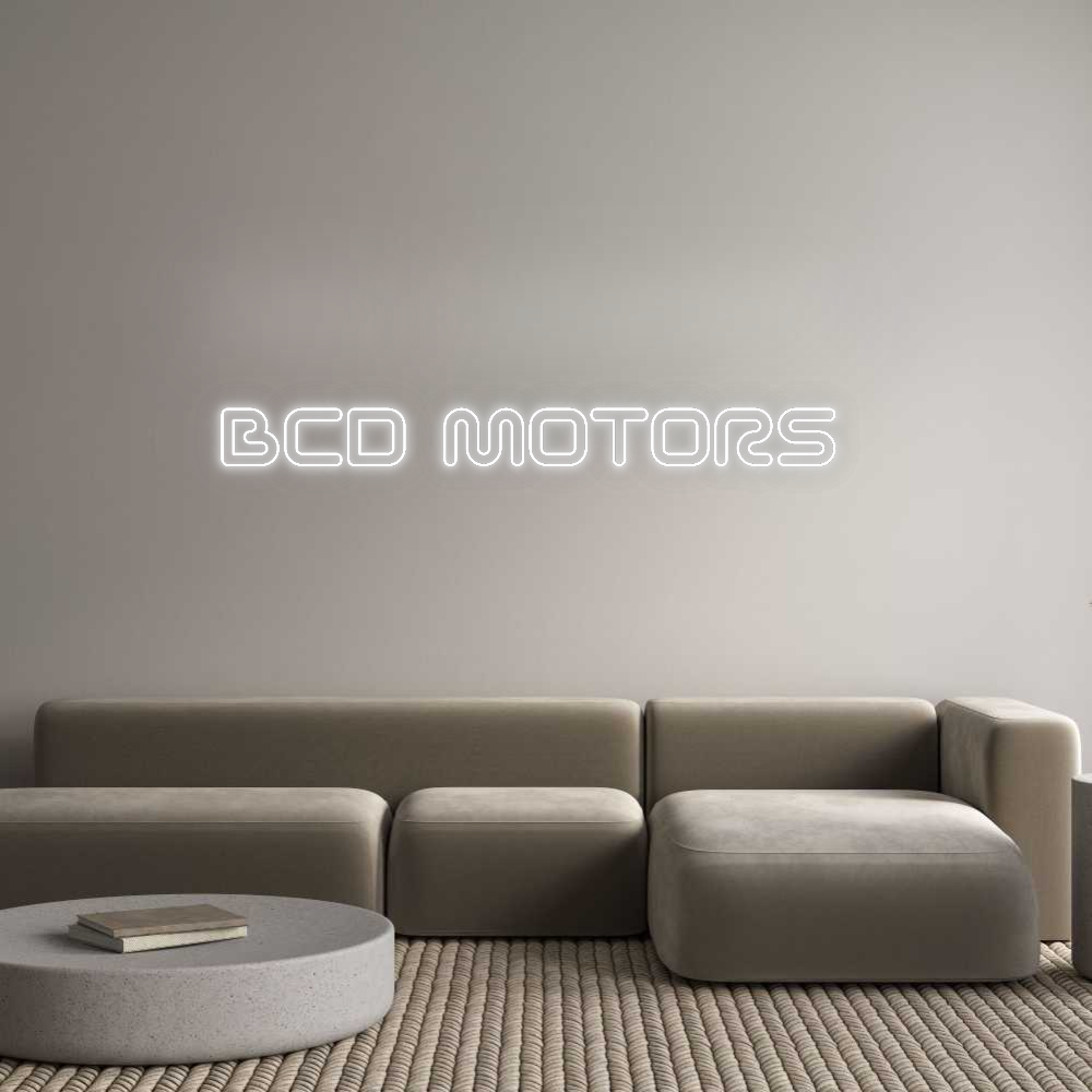 Custom Neon: BCD MOTORS