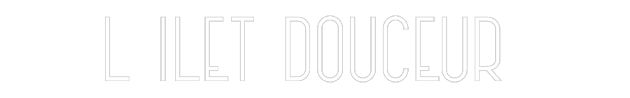 Custom Neon: L ILET DOUCEUR