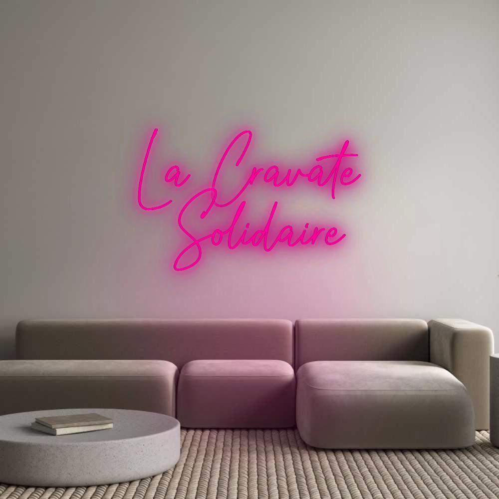 Custom Neon: La Cravate
...