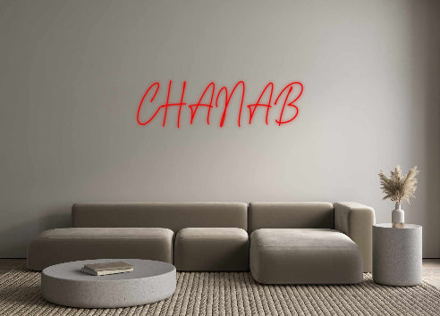 Custom Neon: CHANAB