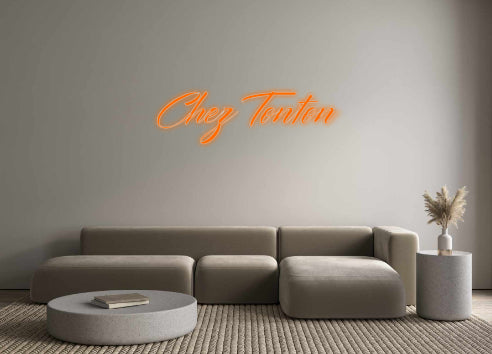 Custom Neon: Chez Tonton