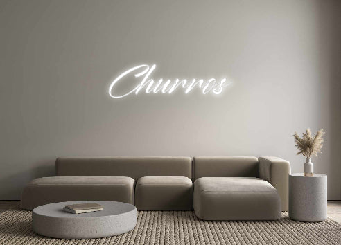 Custom Neon: Churros