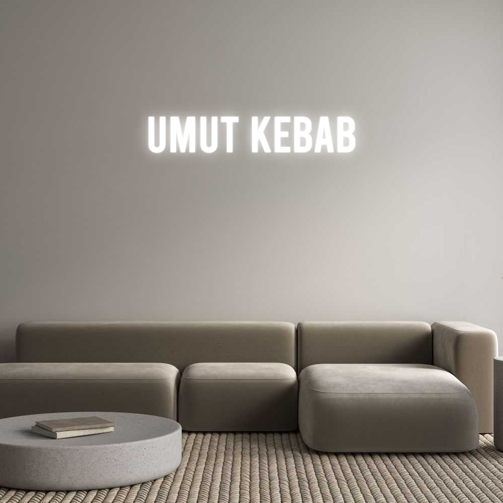 Custom Neon: UMUT KEBAB