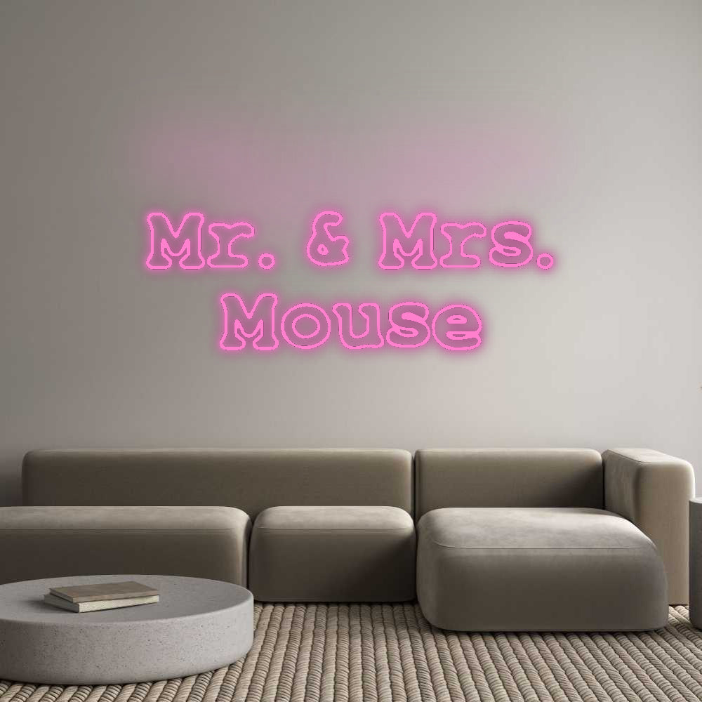 Custom Neon: Mr. & Mrs.
M...