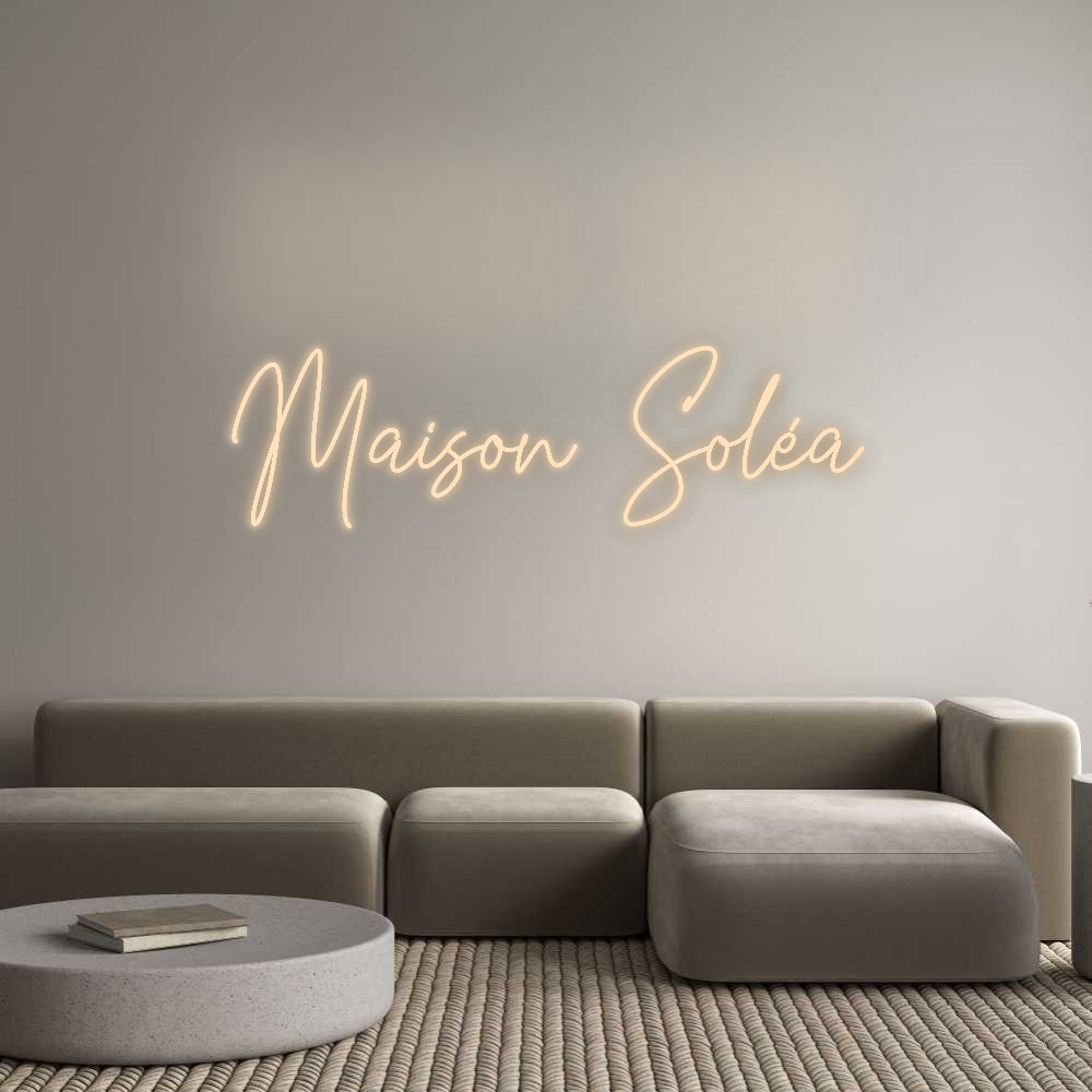 Custom Neon: Maison Soléa