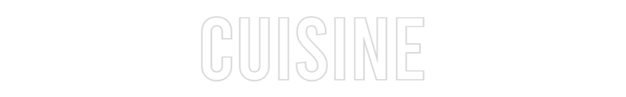 Custom Neon: CUISINE