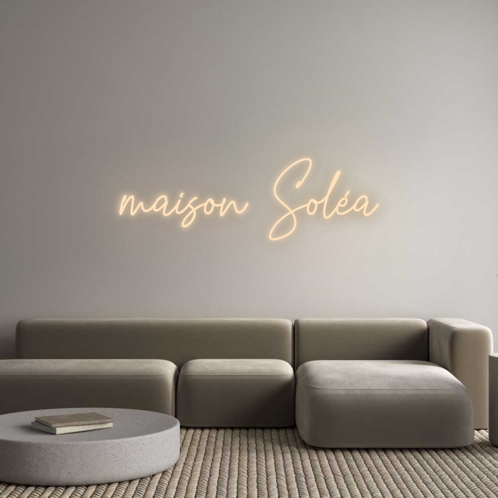 Custom Neon: maison Soléa