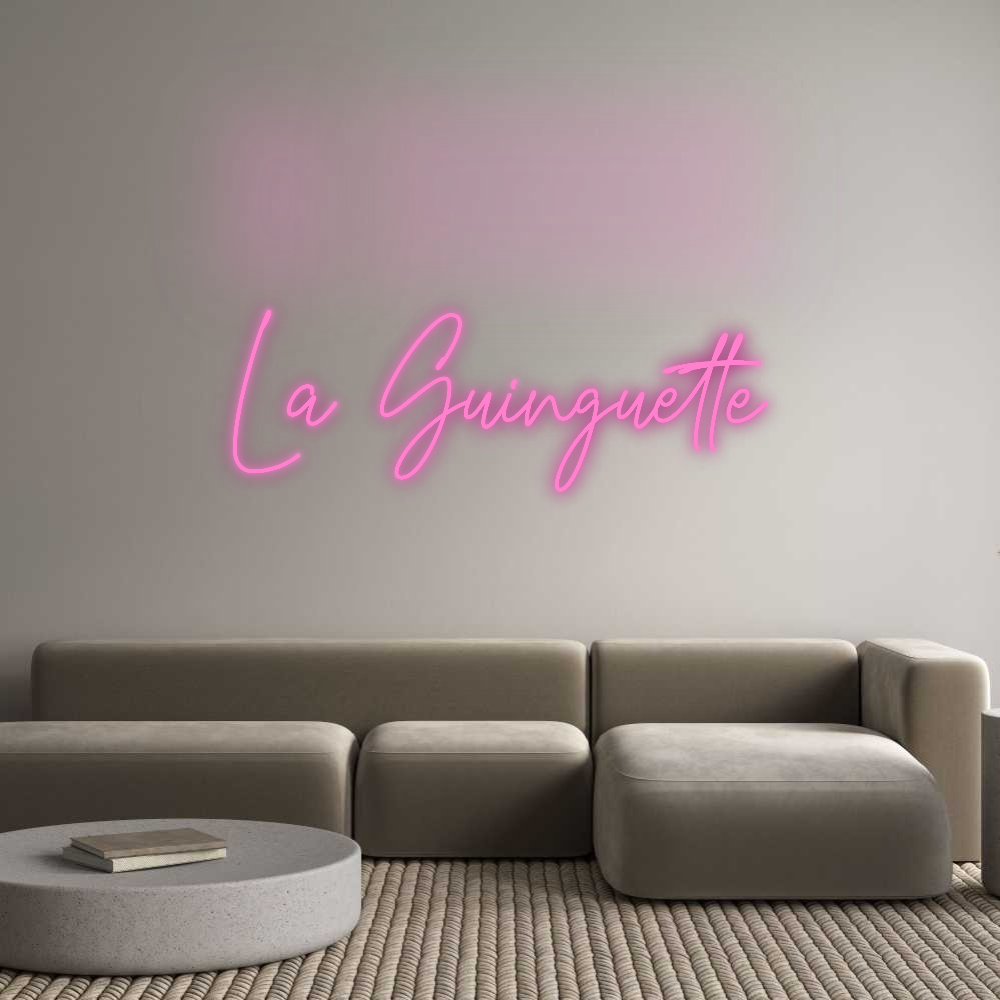 Custom Neon: La Guinguette