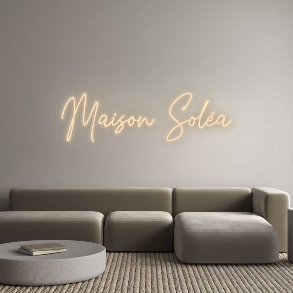 Custom Neon: Maison Soléa