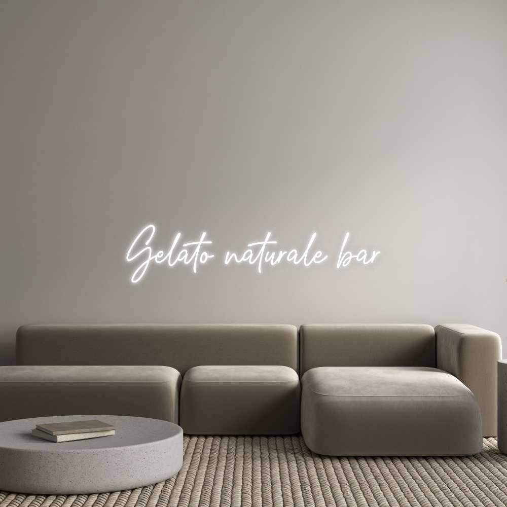 Custom Neon: Gelato natura...