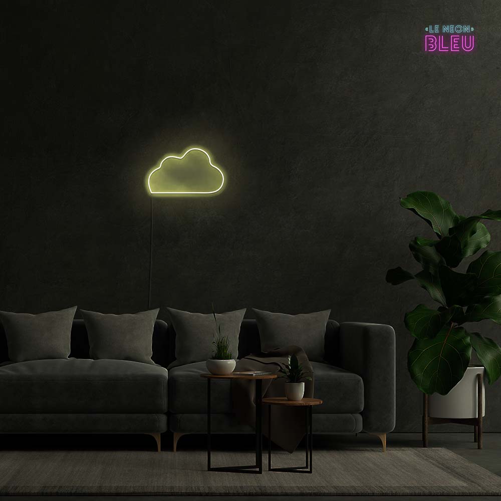 Nuage - Néon Mural