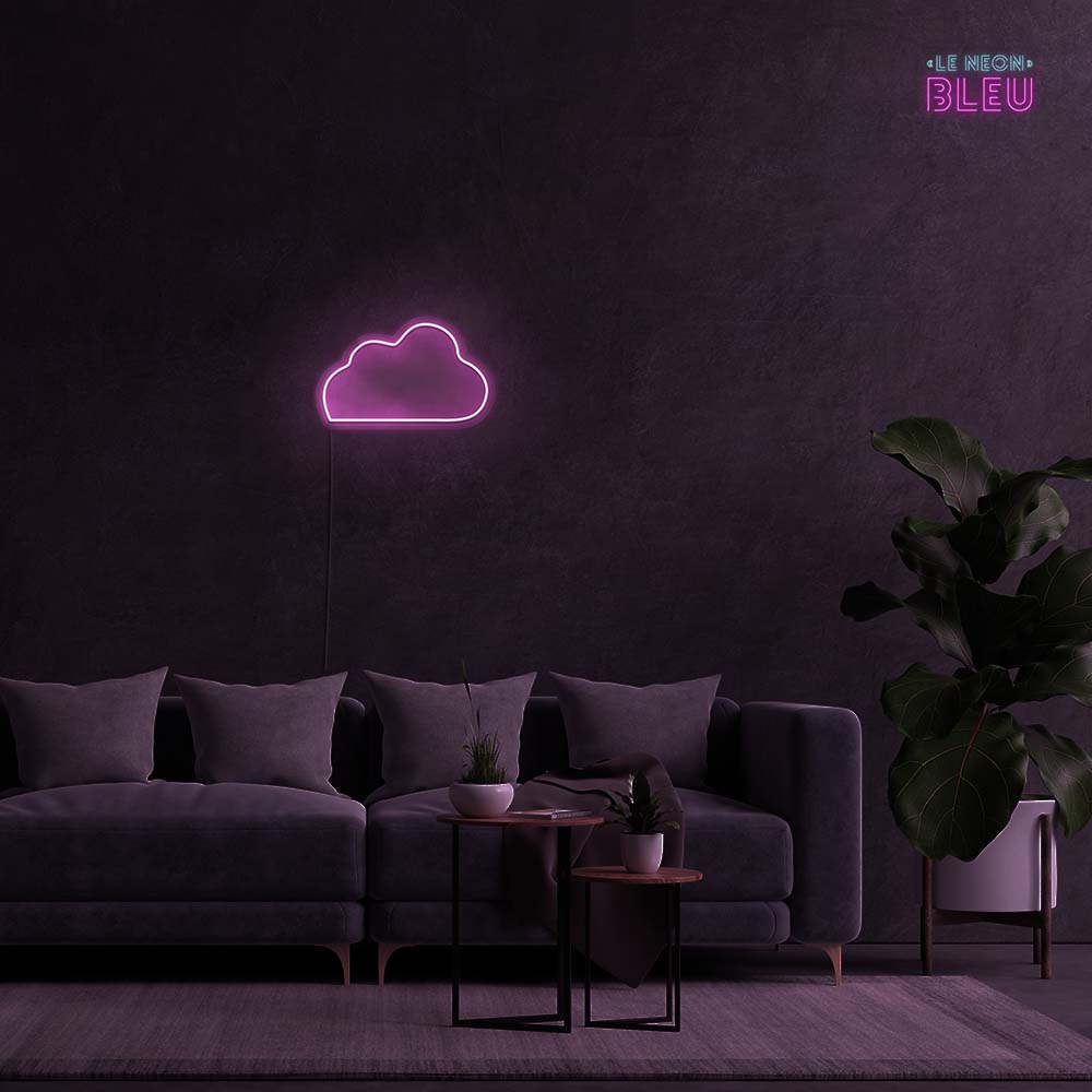 Nuage - Néon Mural