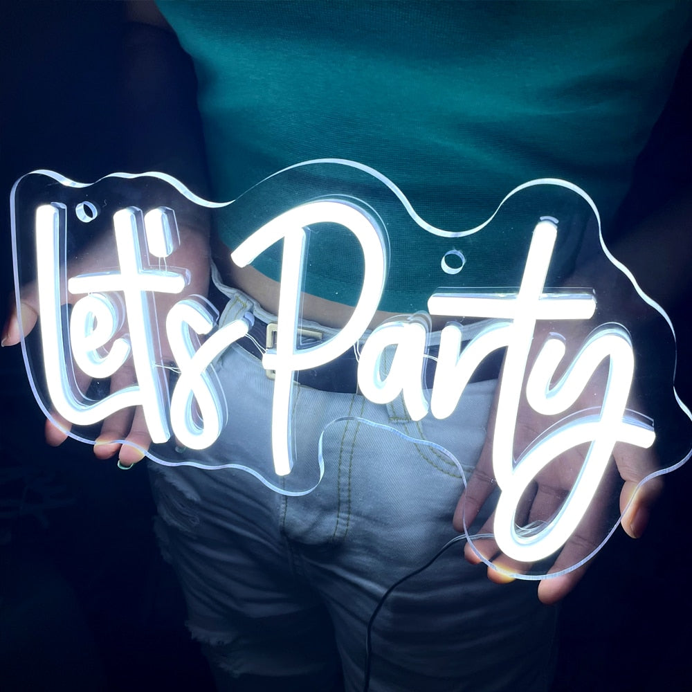 Let's Party - Néon Mural