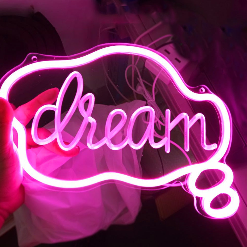 Nuage Dream - Néon Mural