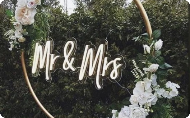 Neon Led : Une déco de mariage originale et personnalisé !