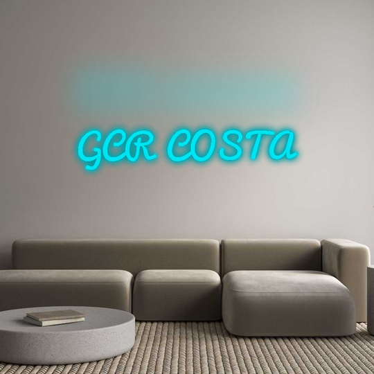 Custom Neon: GCR COSTA