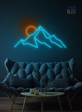 Sunset Montagne  - Néon LED