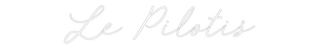 Custom Neon: Le Pilotis