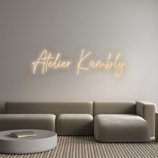 Custom Neon: Atelier Kambly