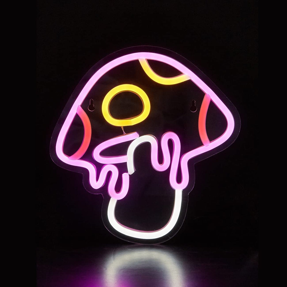 Champignon Rose - Néon LED