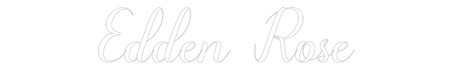 Custom Neon: Edden Rose