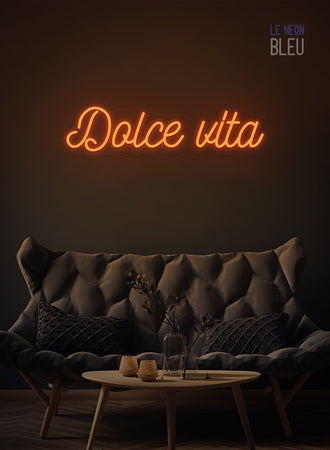 Néon LED "Dolce Vita" – Déco lumineuse élégante et tendance
