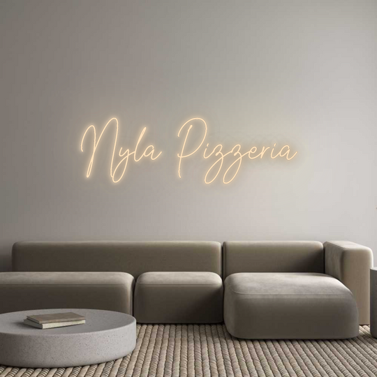 Custom Neon: Nyla Pizzeria