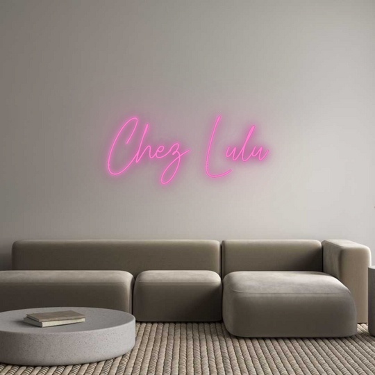 Custom Neon: Chez Lulu