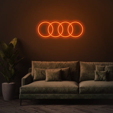 Audi Logo - Néon LED