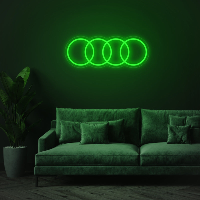 Audi Logo - Néon LED