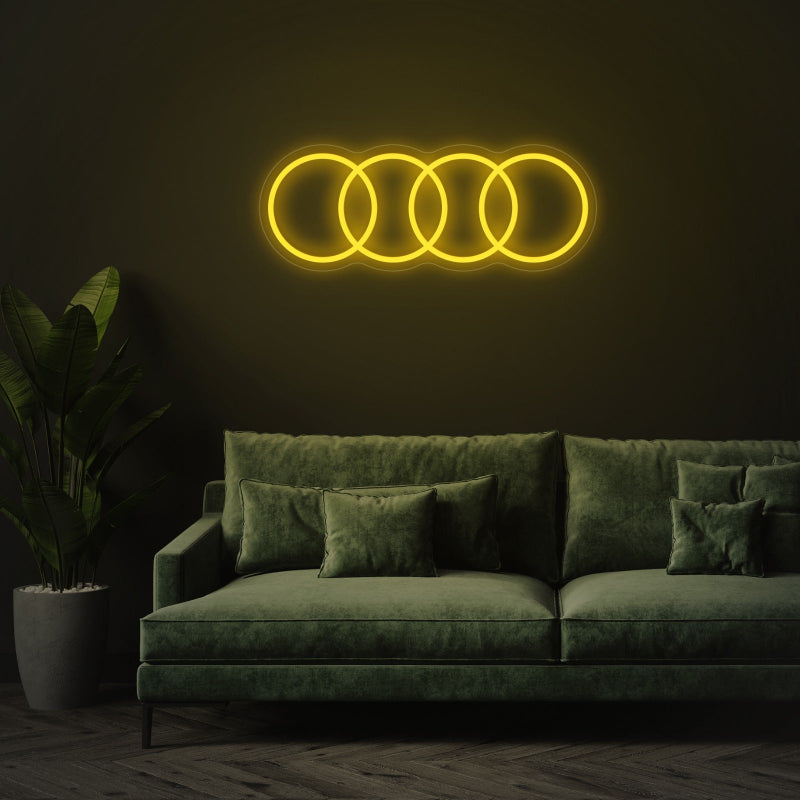 Audi Logo - Néon LED