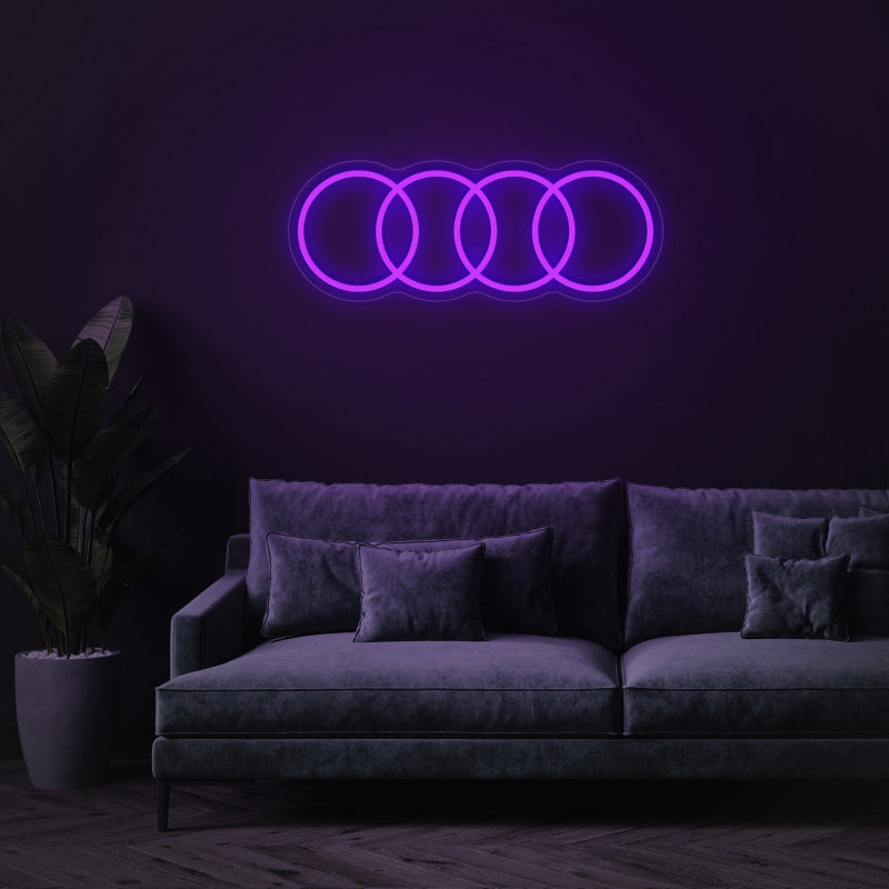 Audi Logo - Néon LED
