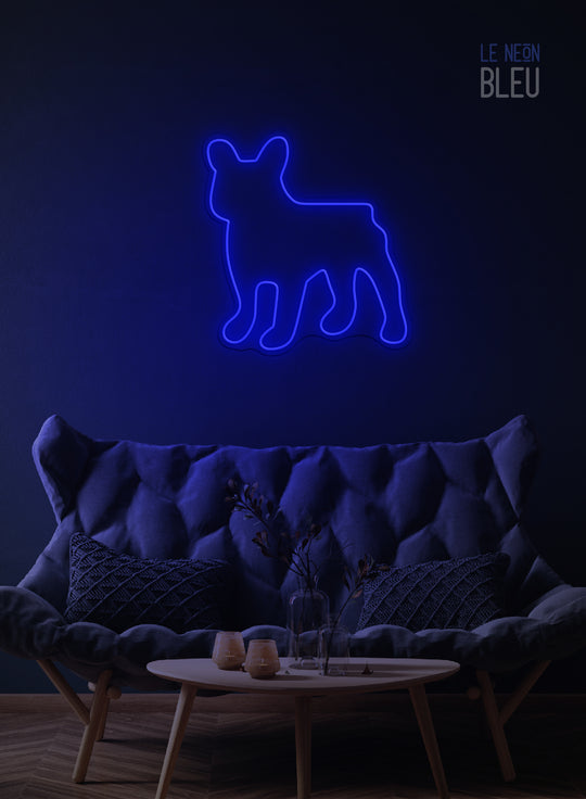 Chien Bulldog- Néon LED
