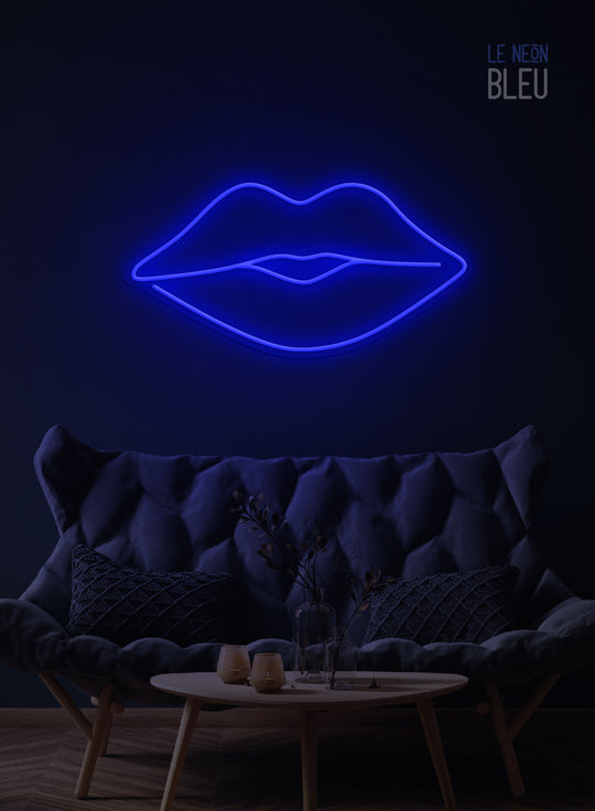 Néon LED "Lèvres" – Sensualité & Style