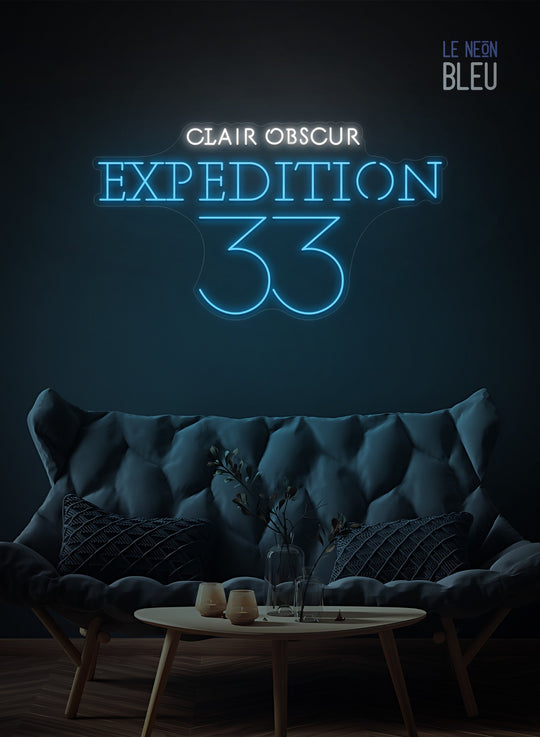 Néon LED "Clair Obscur: Expedition 33" – Pour une déco inspirée du jeu