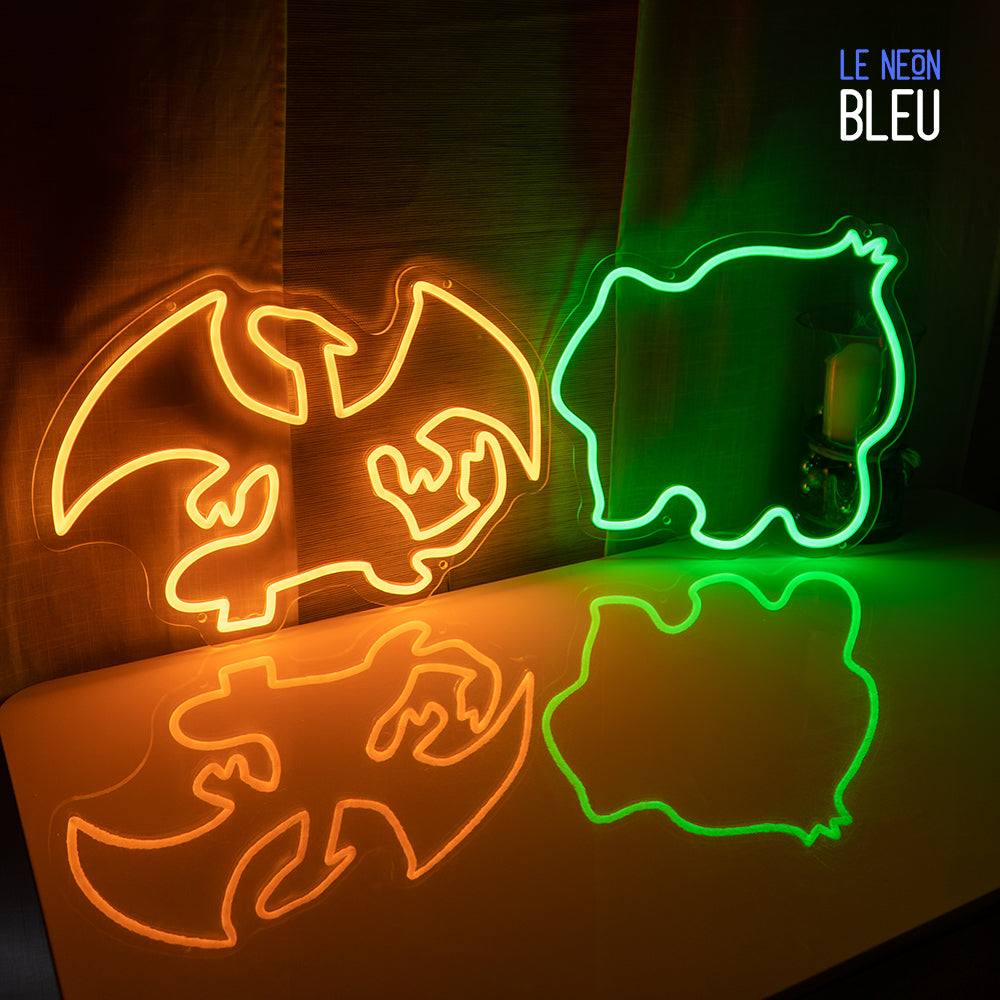 POKEMON - Neon Mural Led Dracofeu : : Lampe Teknofun Pokemon