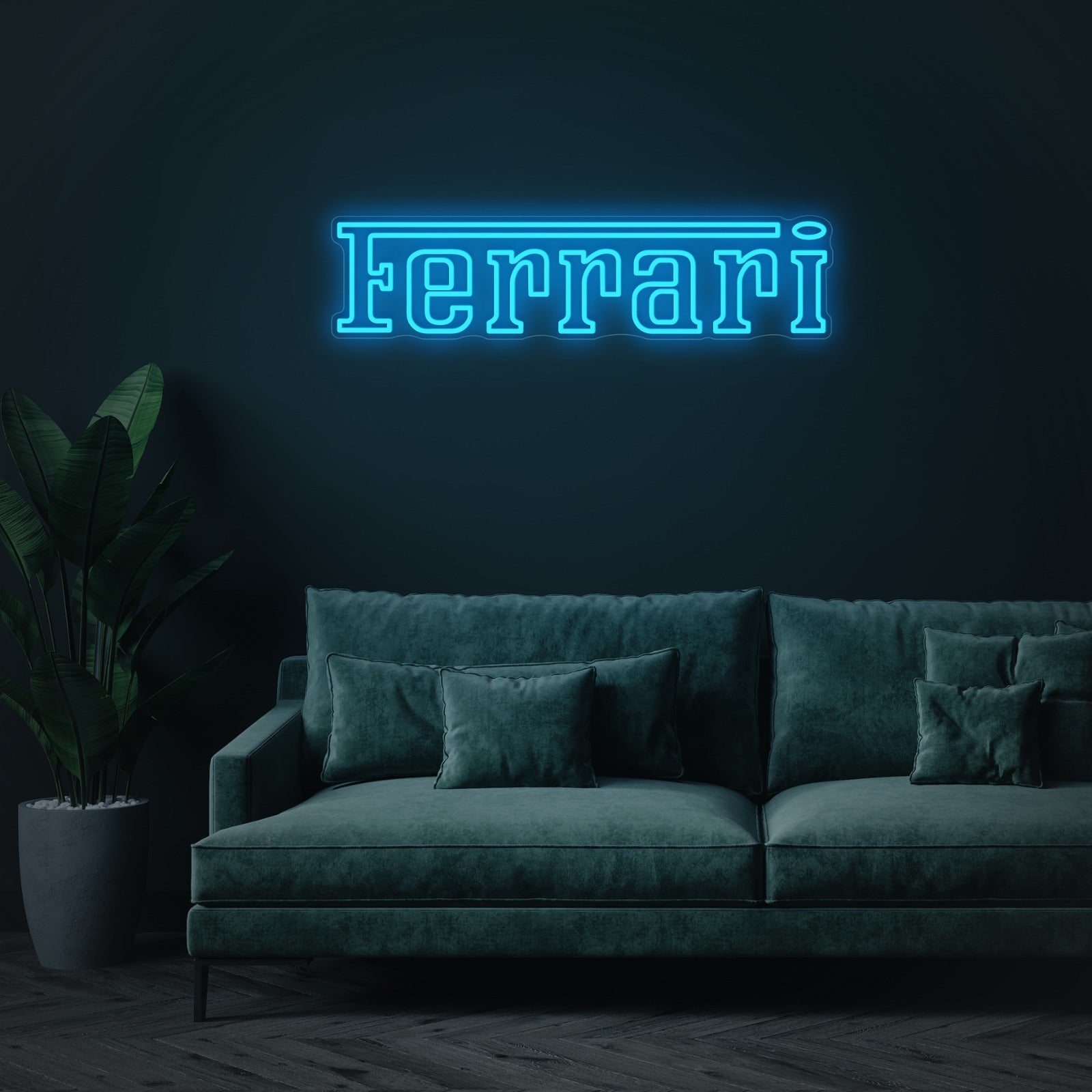 Ferrari Logo - Néon LED