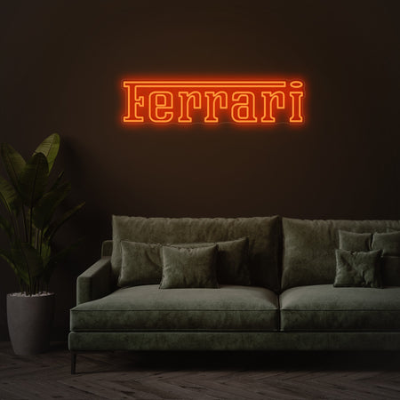 Ferrari Logo - Néon LED