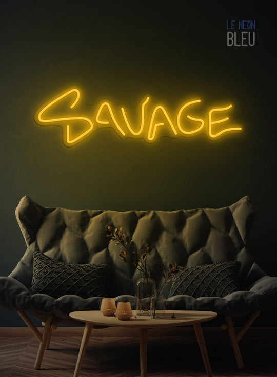 Néon LED "Savage" – Affirmation et Style Moderne