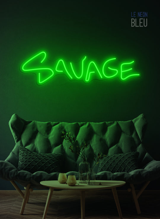 Néon LED "Savage" – Affirmation et Style Moderne