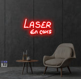 Laser en cours- Néon LED
