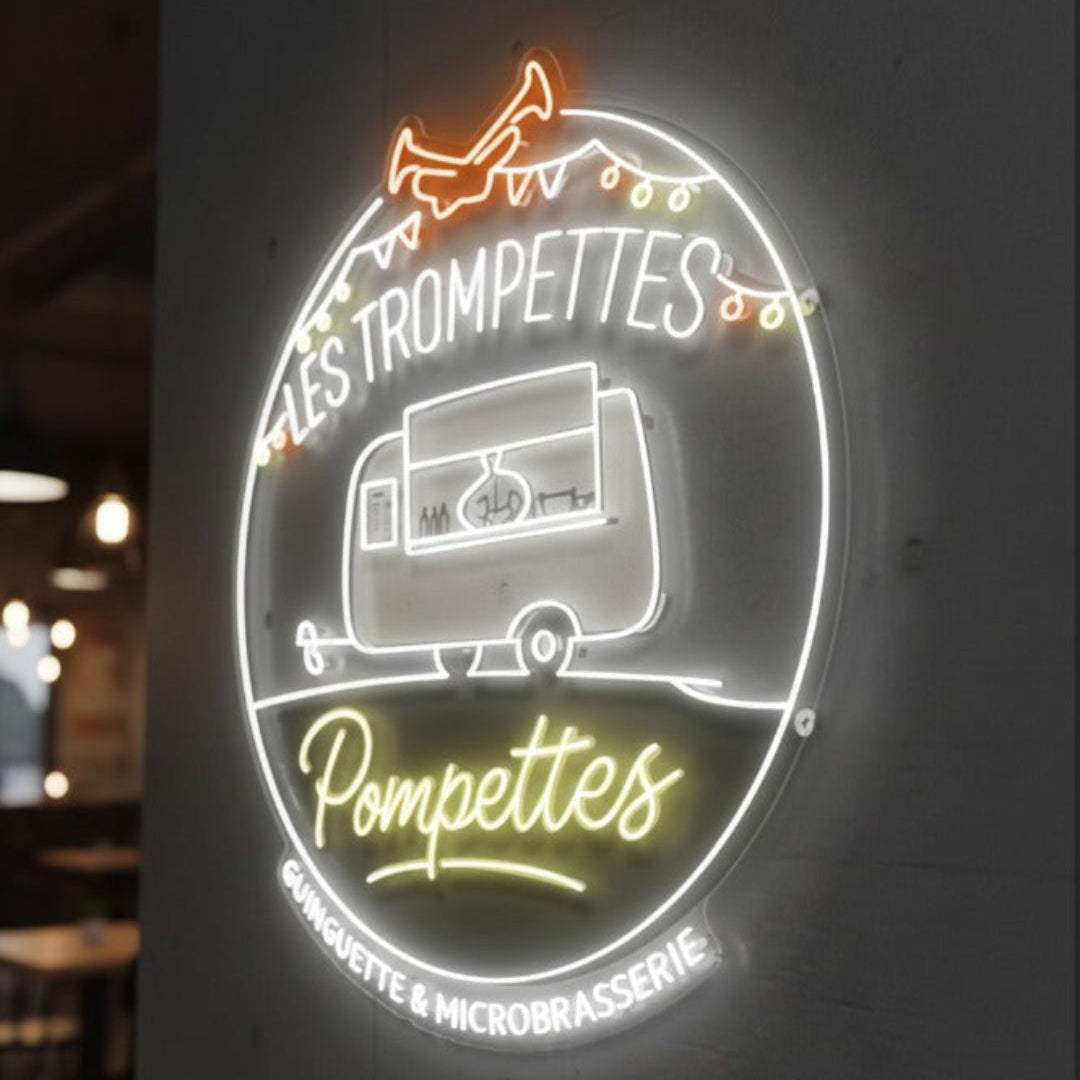 Les trompettes Pompettes - Néon LED