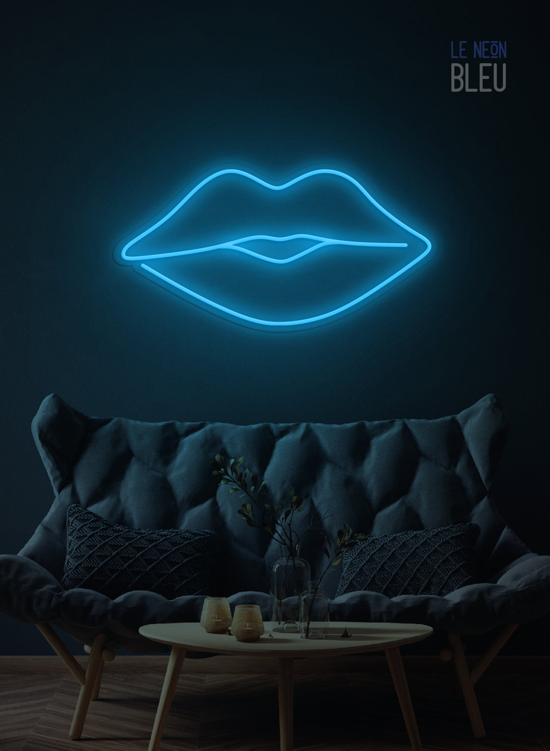 Néon LED "Lèvres" – Sensualité & Style